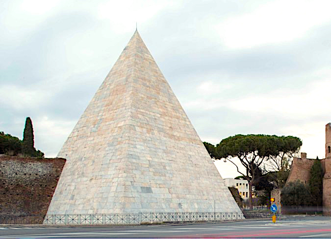 The Pyramid of Caius Cestius reopens to the public. – AllinRome.com